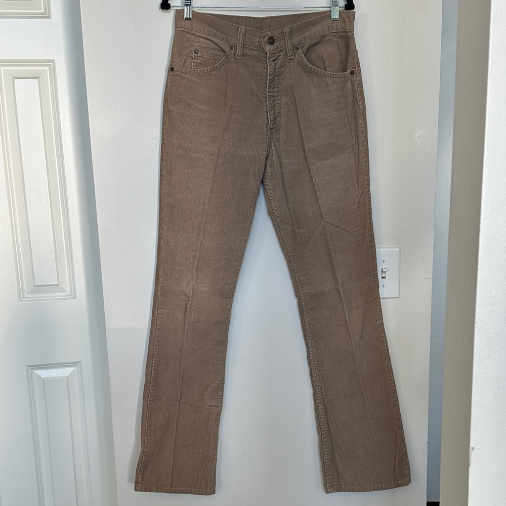 Vintage Levis Pants Mens 32x34 Brown 517 Bootcut Corduroy 80s‎ USA Y2K Western